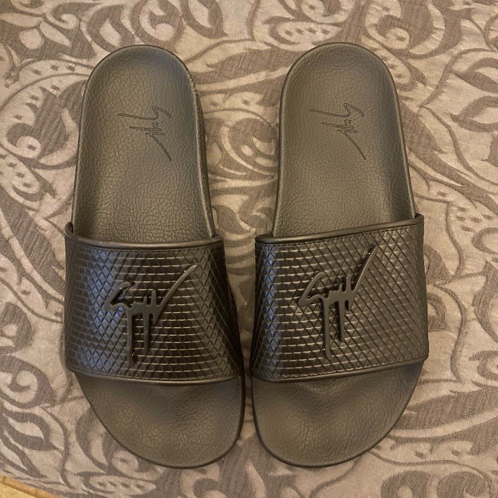Giuseppe Zanotti Brett Slides. Only Worn Once. - image 3